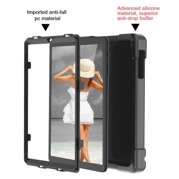EVA + PC Flat Protective Shell with 360 ° Rotating Bracket