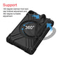 EVA + PC Flat Protective Shell with 360 ° Rotating Bracket