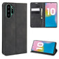 For Galaxy Note10+   Retro-skin Business Magnetic Suction Leather Case with Holder & Card Slots & Wallet