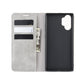 For Galaxy Note10+   Retro-skin Business Magnetic Suction Leather Case with Holder & Card Slots & Wallet