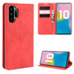 For Galaxy Note10+   Retro-skin Business Magnetic Suction Leather Case with Holder & Card Slots & Wallet