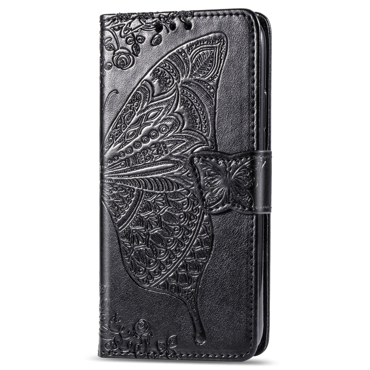 For Galaxy A70s  Butterfly Love Flower Embossed Horizontal Flip Leather Case with Bracket / Card Slot / Wallet / Lanyard