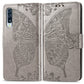 For Galaxy A70s  Butterfly Love Flower Embossed Horizontal Flip Leather Case with Bracket / Card Slot / Wallet / Lanyard