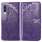 For Galaxy A70s  Butterfly Love Flower Embossed Horizontal Flip Leather Case with Bracket / Card Slot / Wallet / Lanyard