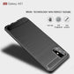 For Galaxy A51 Brushed Texture Carbon Fiber TPU Case