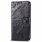 For Galaxy A51 Butterfly Love Flower Embossed Horizontal Flip Leather Case with Bracket / Card Slot / Wallet / Lanyard