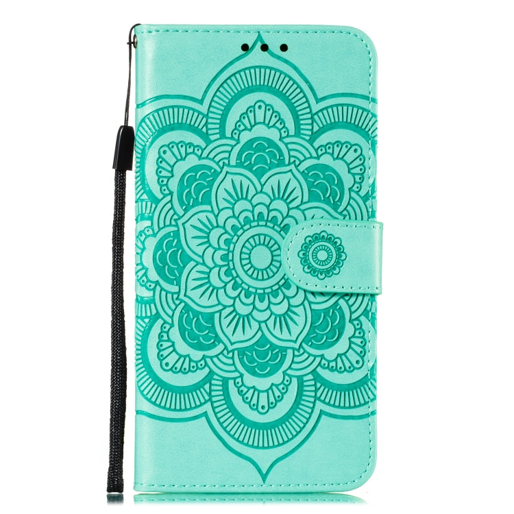 For Galaxy A70s  Mandala Embossing Pattern Horizontal Flip Leather Case with Holder & Card Slots & Wallet & Photo Frame & Lanyard