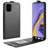For Galaxy A51 R64 Texture Single Vertical Flip Leather Protective Case with Card Slots & Photo Frame