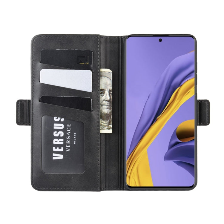 For Galaxy A51 Dual-side Magnetic Buckle Horizontal Flip Leather Case with Holder & Card Slots & Wallet