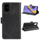 For Galaxy A51 Dual-side Magnetic Buckle Horizontal Flip Leather Case with Holder & Card Slots & Wallet