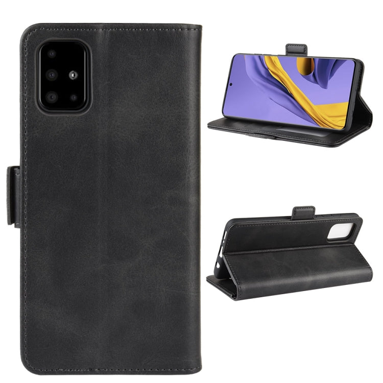 For Galaxy A51 Dual-side Magnetic Buckle Horizontal Flip Leather Case with Holder & Card Slots & Wallet