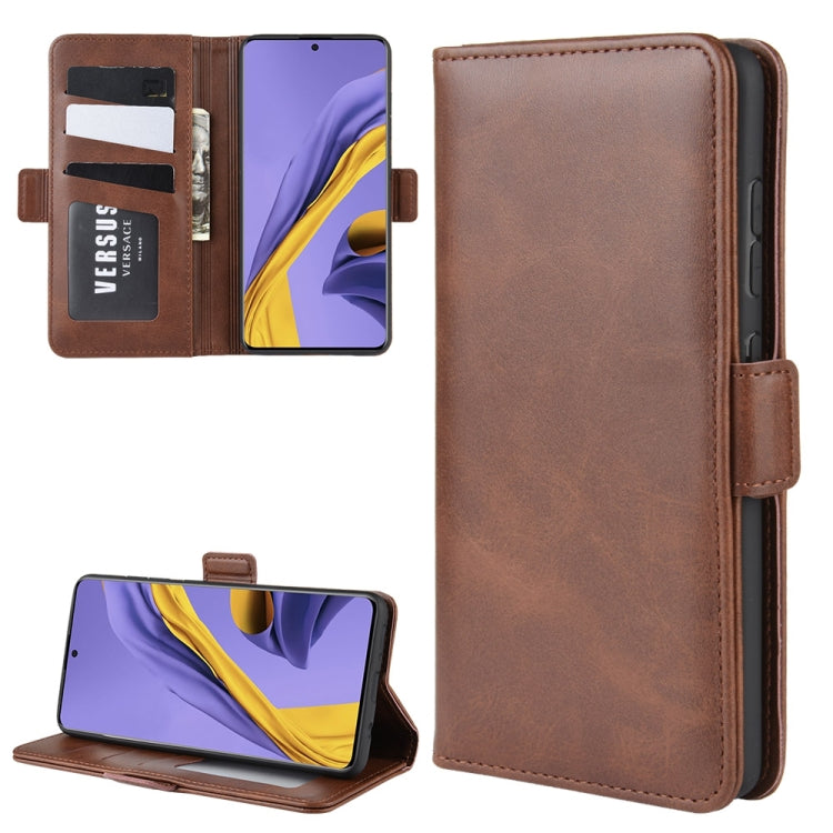 For Galaxy A51 Dual-side Magnetic Buckle Horizontal Flip Leather Case with Holder & Card Slots & Wallet