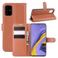 For Galaxy A51 Litchi Texture Horizontal Flip Protective Case with Holder & Card Slots & Wallet