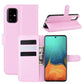 For Galaxy A71 Litchi Texture Horizontal Flip Protective Case with Holder & Card Slots & Wallet