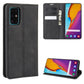 For Galaxy S11 Retro-skin Business Magnetic Suction Leather Case with Holder & Card Slots & Wallet