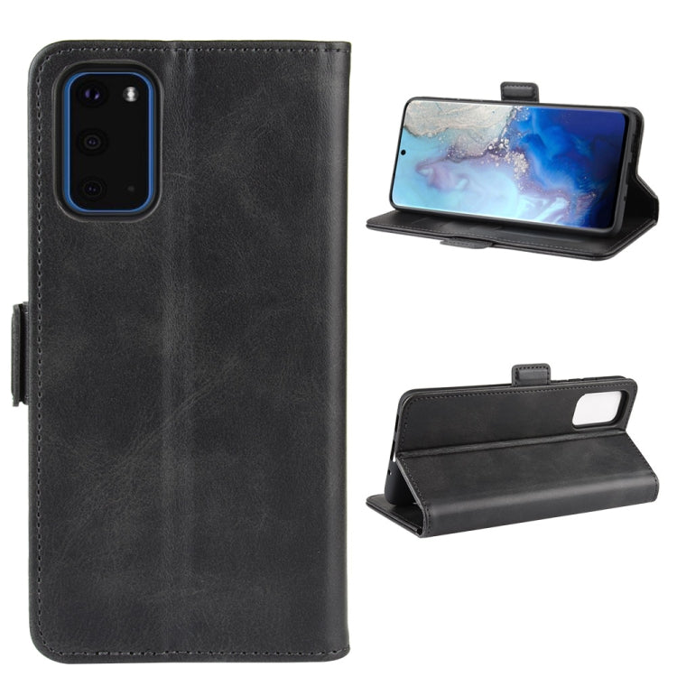 For Galaxy S11e Dual-side Magnetic Buckle Horizontal Flip Leather Case with Holder & Card Slots & Wallet