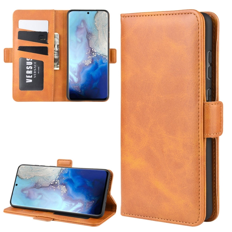 For Galaxy S11e Dual-side Magnetic Buckle Horizontal Flip Leather Case with Holder & Card Slots & Wallet
