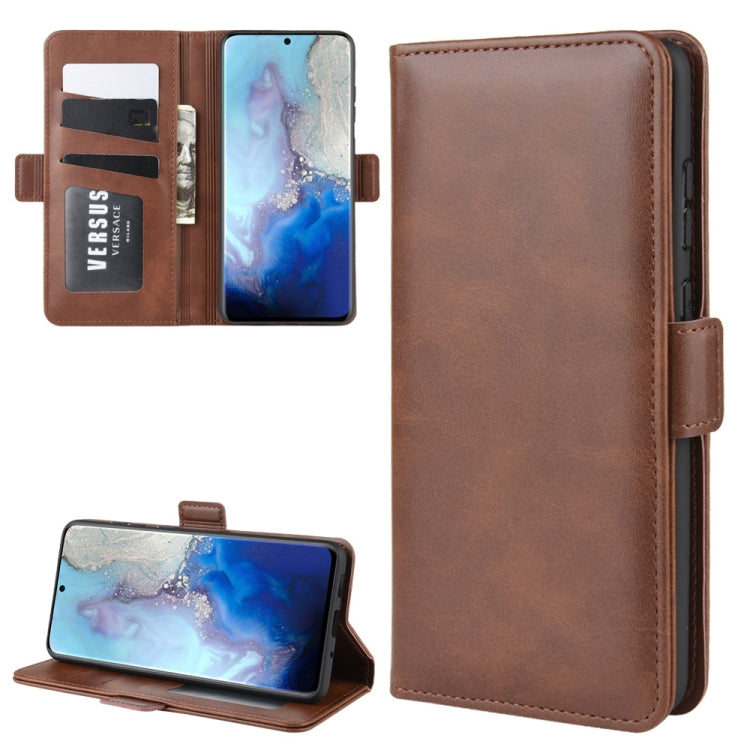 For Galaxy S11e Dual-side Magnetic Buckle Horizontal Flip Leather Case with Holder & Card Slots & Wallet