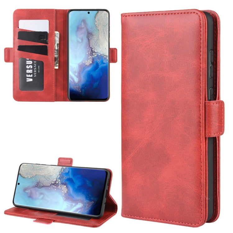 For Galaxy S11e Dual-side Magnetic Buckle Horizontal Flip Leather Case with Holder & Card Slots & Wallet
