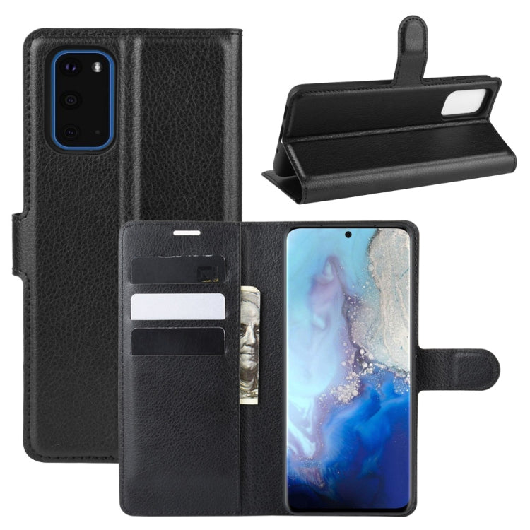 For Galaxy S11e Litchi Texture Horizontal Flip Protective Case with Holder & Card Slots & Wallet