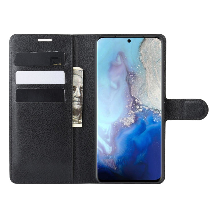 For Galaxy S11e Litchi Texture Horizontal Flip Protective Case with Holder & Card Slots & Wallet