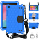 For  Galaxy Tab A8.0 T290 / T295（2019） Honeycomb Design EVA + PC Four Corner Anti Falling Flat Protective Shell With Straps