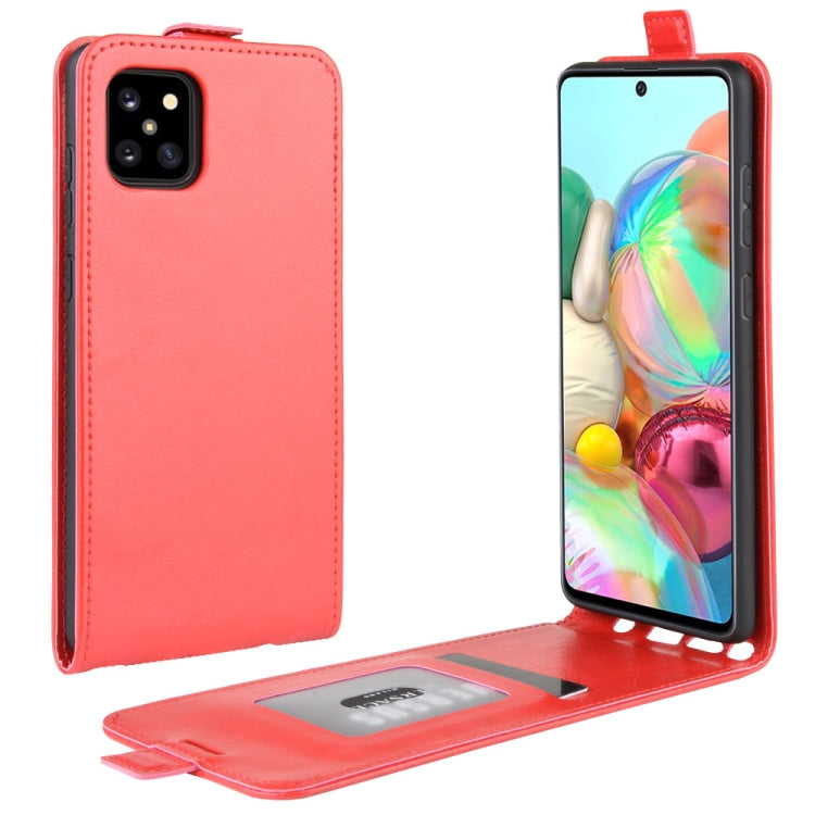 For Galaxy A81 / M60S / Note 10 Lite R64 Texture Single Vertical Flip Leather Protective Case with Card Slots & Photo Frame