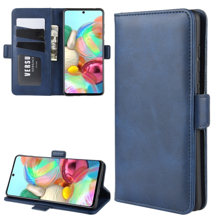 For Galaxy A81 / M60S / Note 10 Lite  Dual-side Magnetic Buckle Horizontal Flip Leather Case with Holder & Card Slots & Wallet