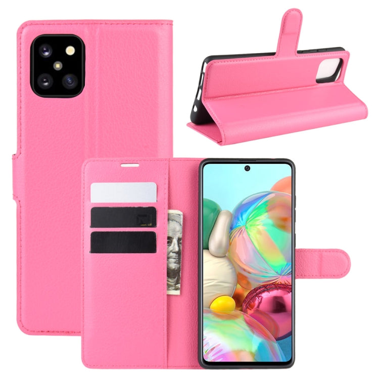 For Galaxy A81 / M60S / Note 10 Lite Litchi Texture Horizontal Flip Protective Case with Holder & Card Slots & Wallet