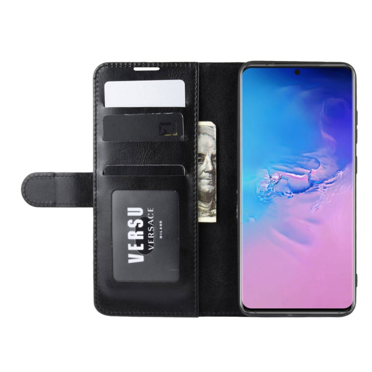 For Galaxy S11 Plus R64 Texture Single Horizontal Flip Protective Case with Holder & Card Slots & Wallet& Photo Frame