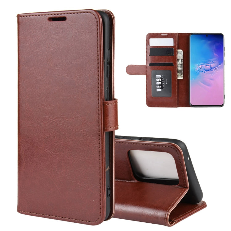 For Galaxy S11 Plus R64 Texture Single Horizontal Flip Protective Case with Holder & Card Slots & Wallet& Photo Frame
