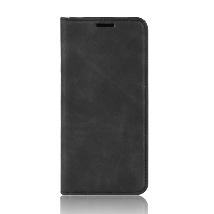 For Galaxy S11 Plus Retro-skin Business Magnetic Suction Leather Case with Holder & Card Slots & Wallet