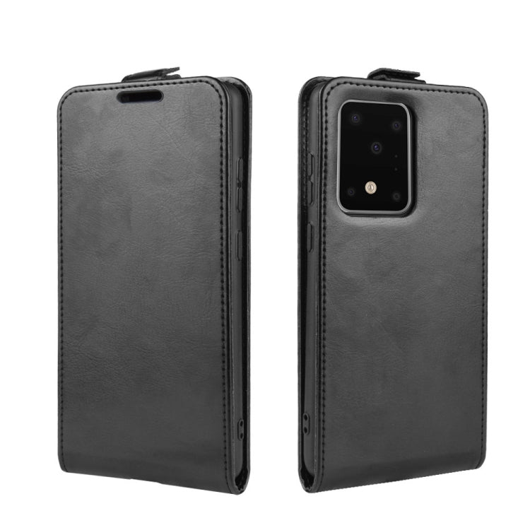 For Galaxy S11 Plus R64 Texture Single Vertical Flip Leather Protective Case with Card Slots & Photo Frame