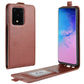 For Galaxy S11 Plus R64 Texture Single Vertical Flip Leather Protective Case with Card Slots & Photo Frame