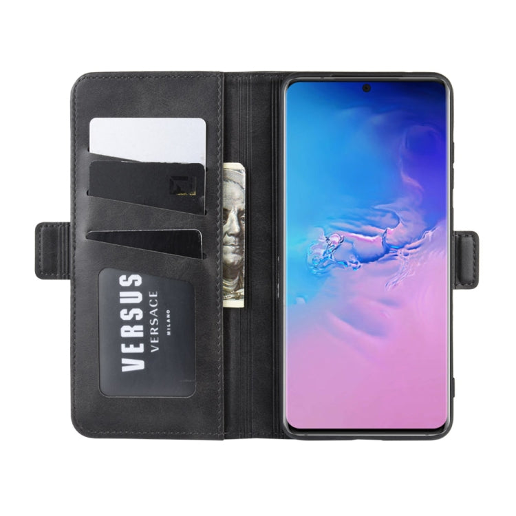 For Galaxy S11 Plus Dual-side Magnetic Buckle Horizontal Flip Leather Case with Holder & Card Slots & Wallet
