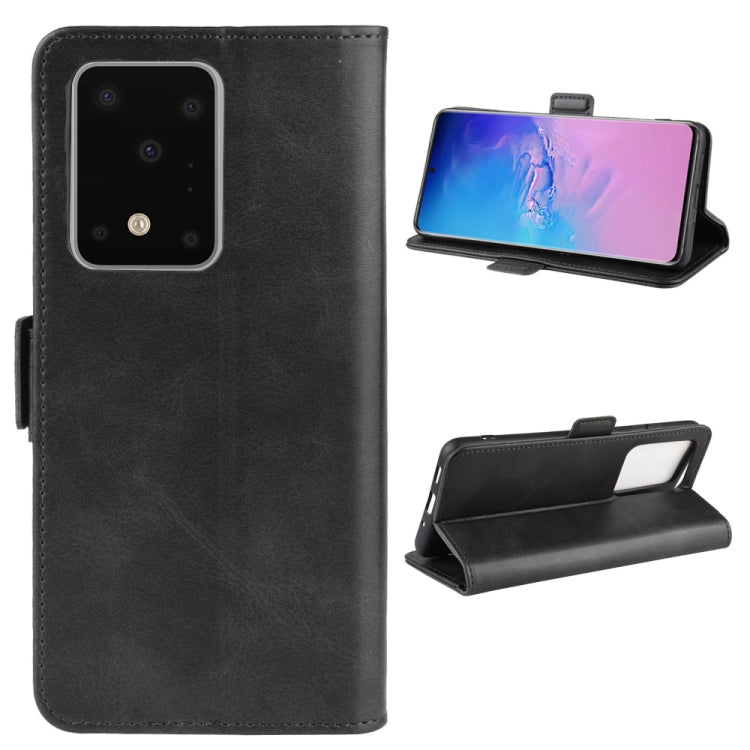 For Galaxy S11 Plus Dual-side Magnetic Buckle Horizontal Flip Leather Case with Holder & Card Slots & Wallet