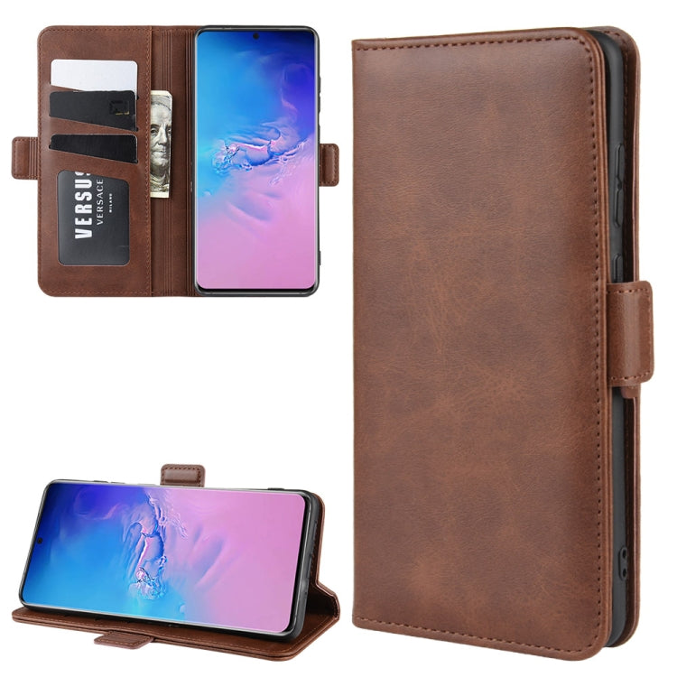 For Galaxy S11 Plus Dual-side Magnetic Buckle Horizontal Flip Leather Case with Holder & Card Slots & Wallet