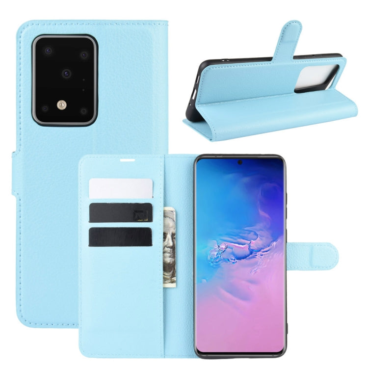 For Galaxy S11 Plus Litchi Texture Horizontal Flip Protective Case with Holder & Card Slots & Wallet
