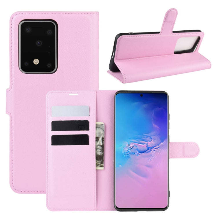 For Galaxy S11 Plus Litchi Texture Horizontal Flip Protective Case with Holder & Card Slots & Wallet