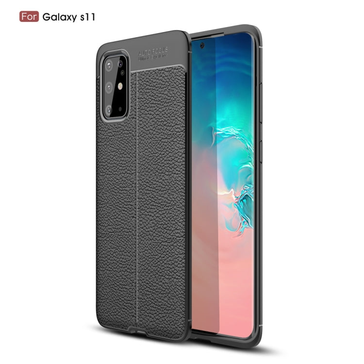 For Galaxy S11 Litchi Texture TPU Shockproof Case