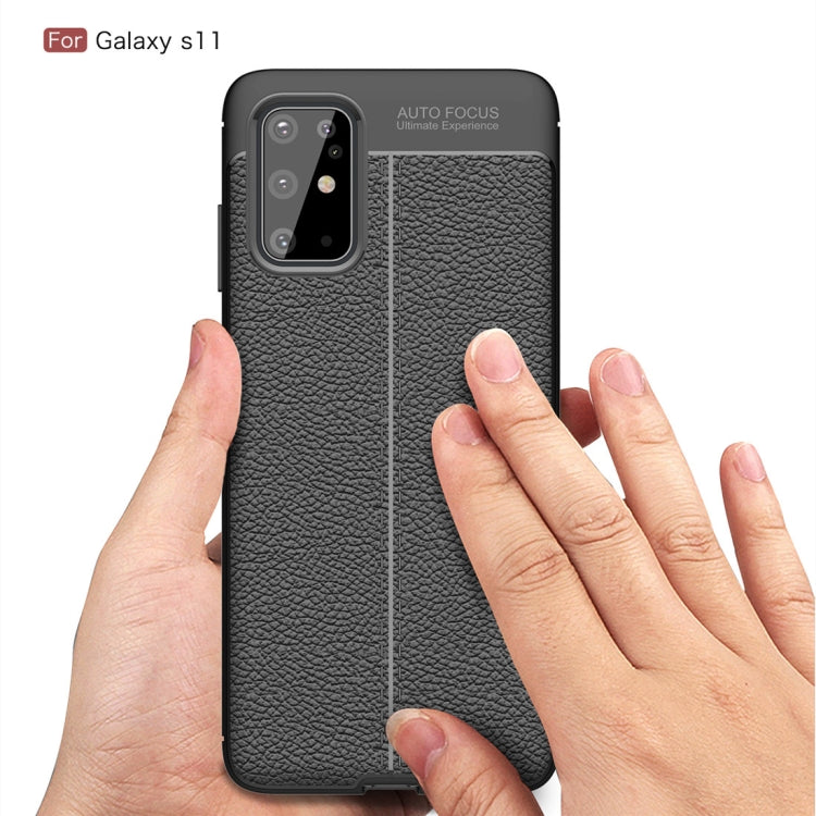 For Galaxy S11 Litchi Texture TPU Shockproof Case
