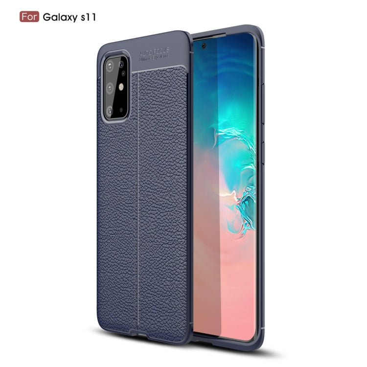 For Galaxy S11 Litchi Texture TPU Shockproof Case