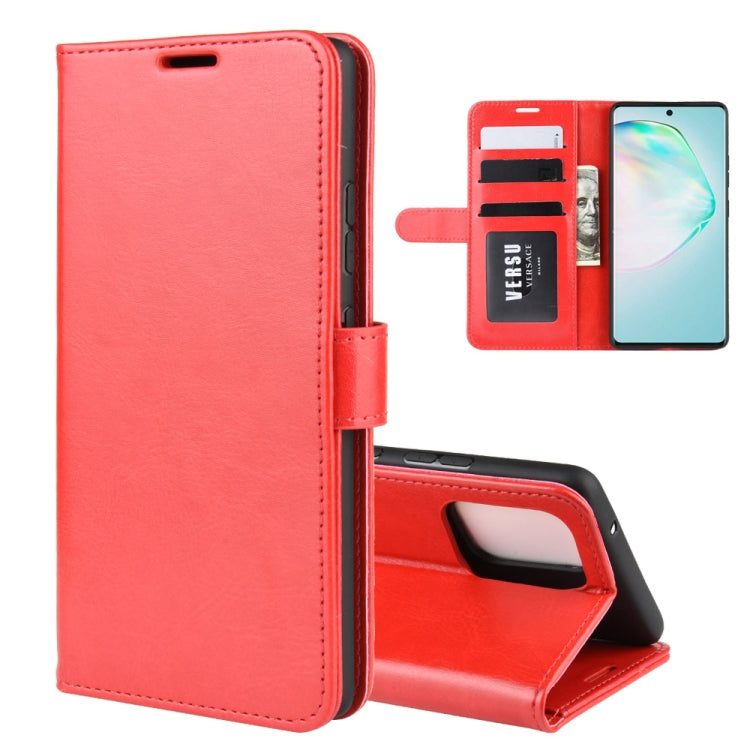 For Galaxy A91  /M80S / S10 Lite    R64 Texture Single Horizontal Flip Protective Case with Holder & Card Slots & Wallet& Photo Frame
