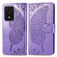 For Samsung Galaxy S11 Plus Butterfly Love Flower Embossed Horizontal Flip Leather Case with Bracket / Card Slot / Wallet / Lanyard