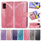 For Galaxy A71 Butterfly Love Flower Embossed Horizontal Flip Leather Case with Bracket / Card Slot / Wallet / Lanyard