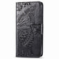 For Galaxy A71 Butterfly Love Flower Embossed Horizontal Flip Leather Case with Bracket / Card Slot / Wallet / Lanyard