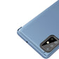For Galaxy M60S / A81 / Note 10 Lite  Plated Mirror Left and Right Flip Cover with Stand Mobile Phone Holster