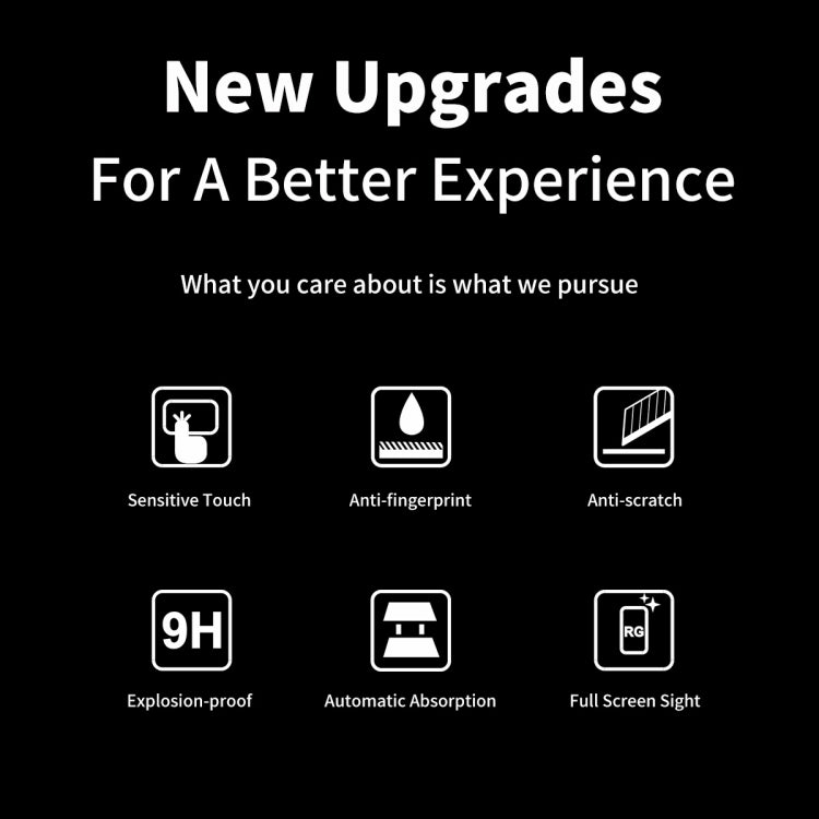 ENKAY Hat-Prince 5 PCS Full Glue 0.26mm 9H 2.5D Tempered Glass Full Coverage Film