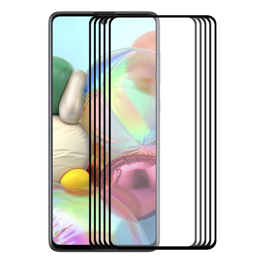 ENKAY Hat-Prince 5 PCS Full Glue 0.26mm 9H 2.5D Tempered Glass Full Coverage Film