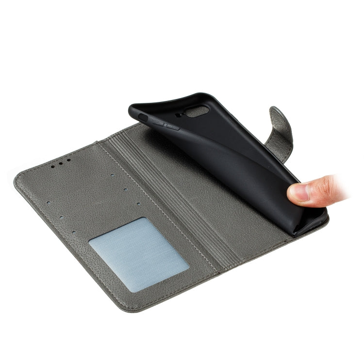 Litchi Texture Feather Embossing Horizontal Flip PU Leather Case with Holder & Card Slots & Wallet & Photo Frame & Lanyard